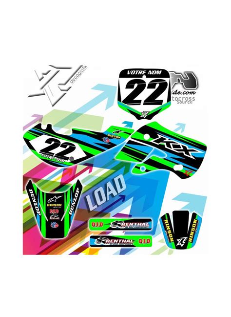 Claimed horsepower was 7.11 hp (5.3 kw) @ 7500 rpm. xride.fr vous propose pour Kawasaki kx 65 Klx 110 decogafix