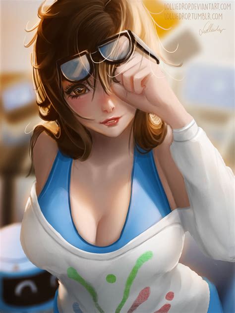Mei Snowball And Pajamei Overwatch And More Drawn By Lolliedrop