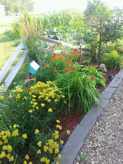 When designing a garden path, consider the width and shape of the path, the edging to hold in the gravel, and after every couple of wheelbarrow loads, rake out the gravel and level it. Pea gravel pathway around our garden with flower beds ...
