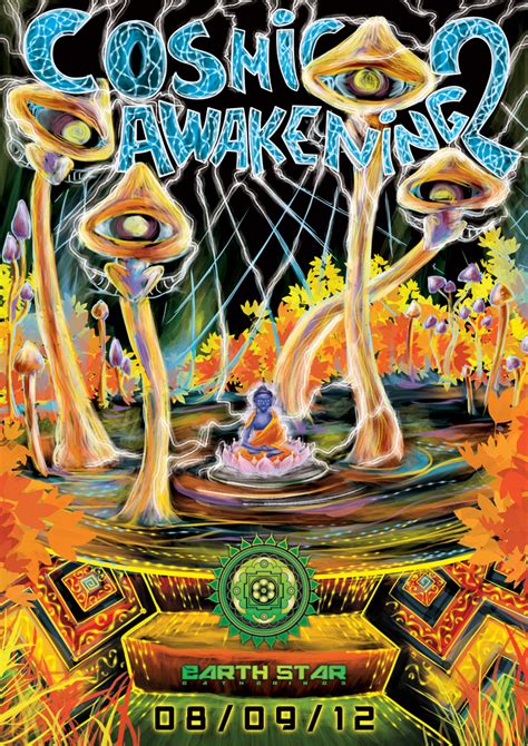 Cosmic Awakening 2 Alien Angel Birthday Party Psychedelic Trance