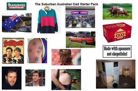 The Suburban Australian Dad Starter Pack Rstarterpacks