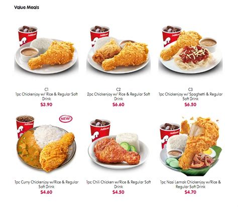 Jollibee Singapore Menu And Prices List Updated 2023