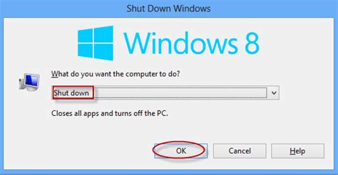 4 Quick Ways To Shut Down Windows 8