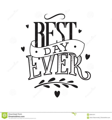 Best Day Ever Stock Vector Illustration Of Banner Concept 92941241