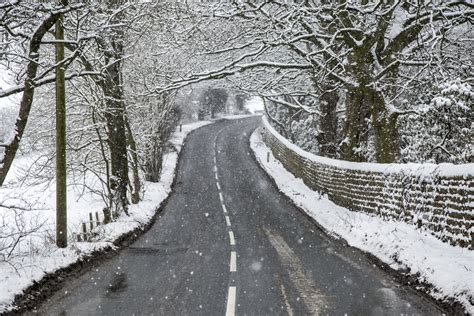 Winter Road Free Stock Photo Public Domain Pictures