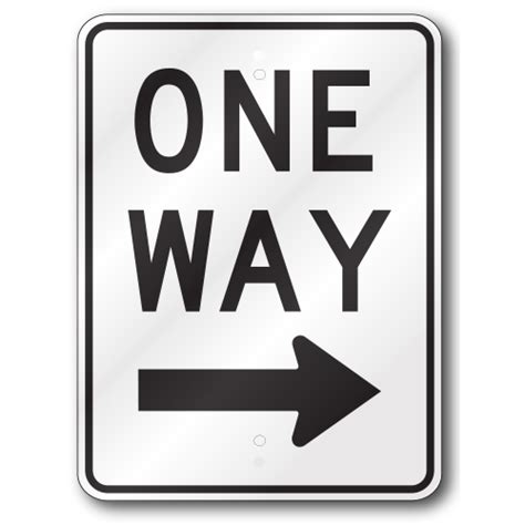 One Way Sign Png Free Logo Image