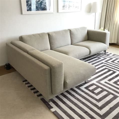 Gebrauchte sofa couch zu verkaufen 2 jahre alt perfekter zustand nichtraucher und tierfreier. IKEA Nockeby L-förmiges Sofa, Möbel, Sofas auf Carousell ...