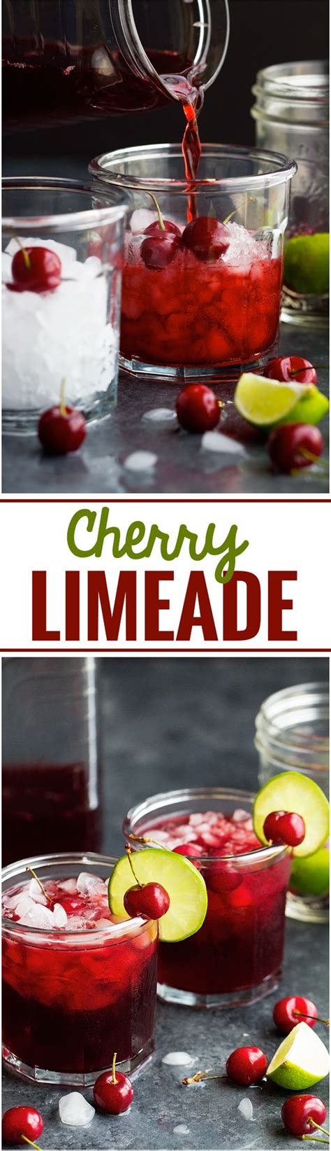 Cherry Limeade Simple Bright And Refreshing Perfect For Summer Days And Takes Just 5 Minute