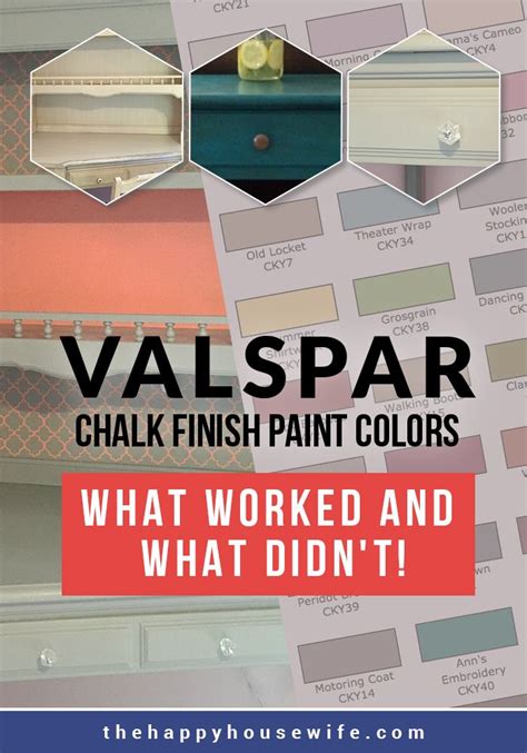 Chalky Finish Valspar Chalk Paint Colors Lowes