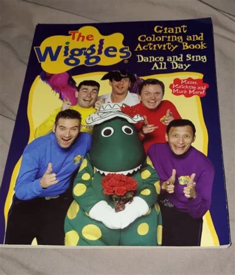 The Wiggles Giant Coloring And Activity Book Dance And Sing All Day New