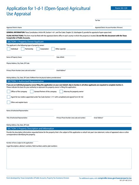 Kaufman County Ag Exemption Form