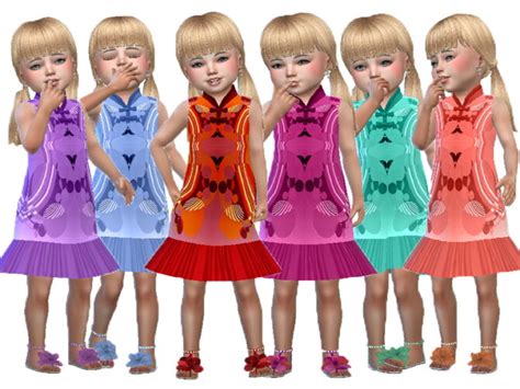 Lunar Toddler Dress By Trudieopp At Tsr Sims 4 Updates