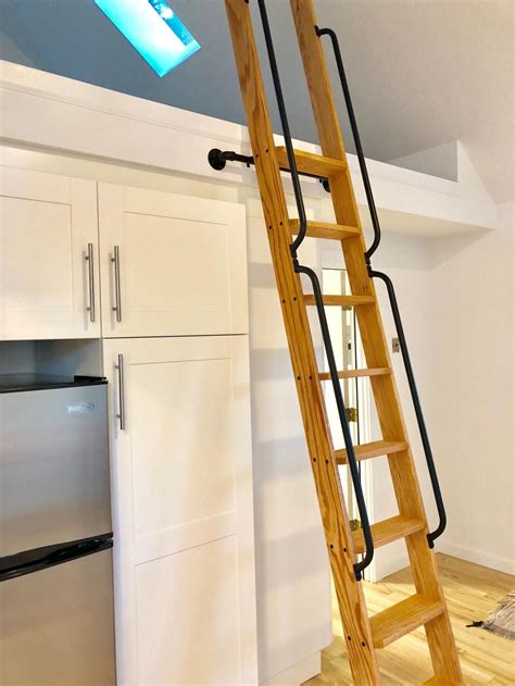 Handrails For Library Or Loft Ladder Metal Or Wood Etsy Loft Ladder