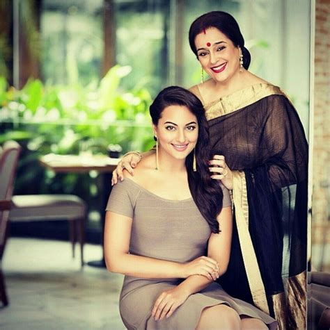 Sonakshi With Mother Poonam Sinha Indian Photoshoot Sonakshi Sinha Bollywood