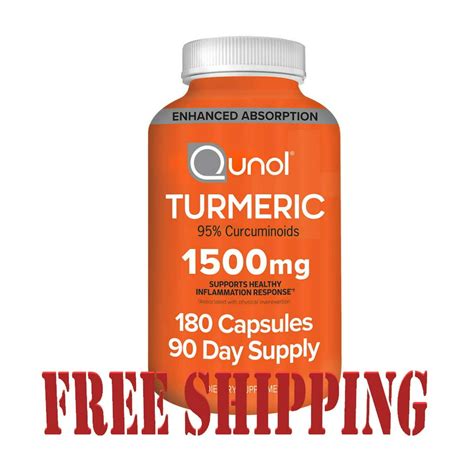 Qunol Turmeric 1500 Mg 180 Capsules