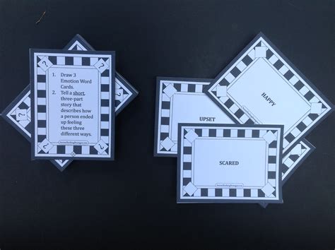 There is a black and white copy too. Emotion Cards - social skills games and activities to help teach emotional awareness to children ...