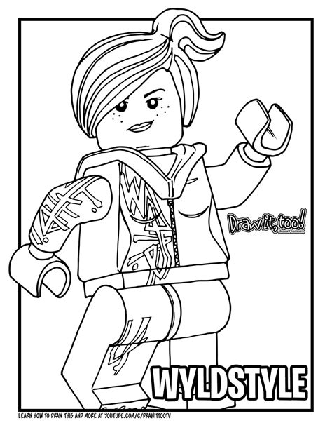 Here you can download or print spiroglyphics coloring pages. How to Draw WYLDSTYLE / LUCY (The LEGO Movie) Drawing ...