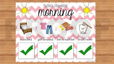 Morning Chore Board Chore Board How To Make Bed Prep Academy
