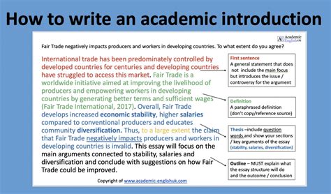 Write an introduction that interests the reader and effectively outlines your every essay or assignment you write must begin with an introduction. How to write an academic introduction / Academic English UK