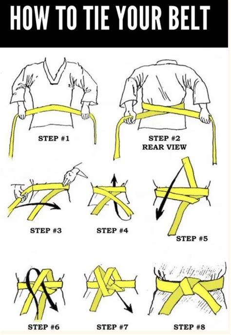 Heres How You Tie A Belt In Most Martial Arts Rcoolguides