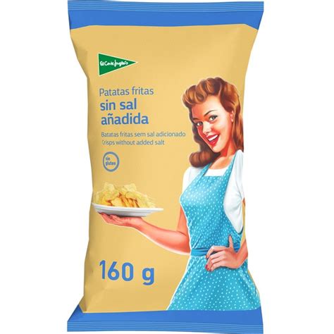 Comprar Patatas Fritas Sin Sal Añadida Sin Gluten Bolsa 160 G · El