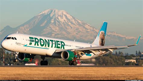 Airbus A321 211wl Frontier Airlines Aviation Photo 4495411