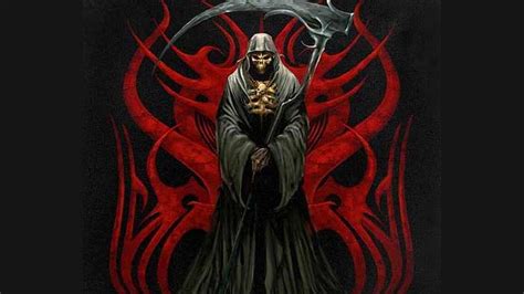 Red Grim Reaper Background Wallpaper Hd Dlwallhd Death Reaper Grim