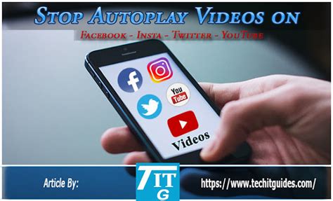 stop autoplay videos on facebook insta twitter youtube