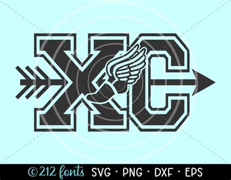 Cross Country Xc Clip Art Cross Country Png  Svg Format Etsy