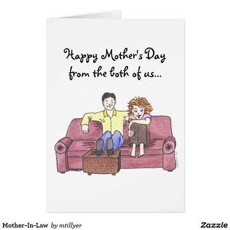 Mother In Law Card Zazzle Best Mothers Day Cards Mother S Day Greeting Cards Mothers Day Cards