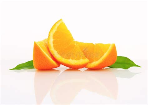 Orange Wedges Stock Image Image Of Cross Fresh Segments 41812681