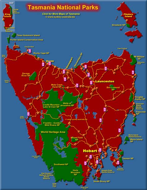 √ Australian National Parks Map