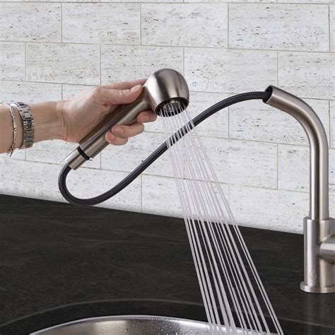 The design and spray head impressive. Vigo Avondale Single Handle Pull-Out Spray Kitchen Faucet ...