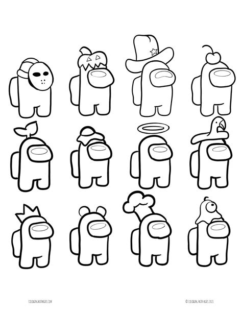 0 Result Images Of Among Us Character Outline Printable Png Image