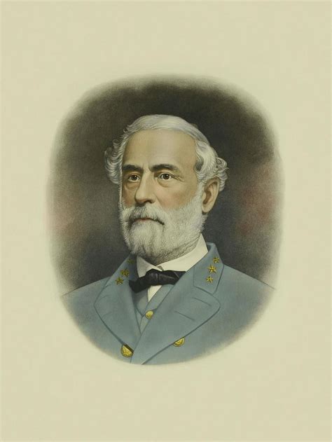 General Robert E Lee Color Portrait Painting By War Is Hell Store