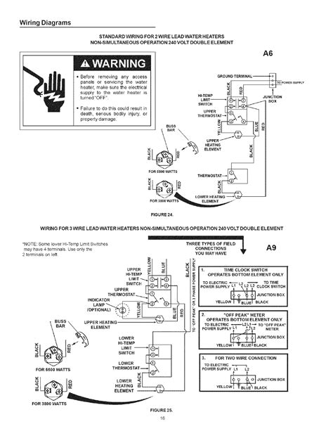 24 the diagrams show water waves that move more slowly after passing into shallow water. Electric Water Heater 52 Gal 5500 Watt 2 Element Wiring ...