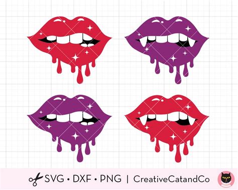 Art Collectibles Digital Drawing Illustration Biting Lips Svg