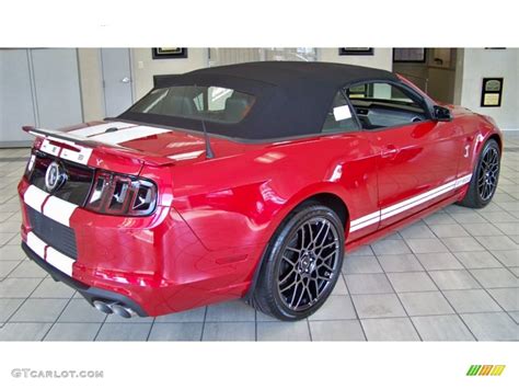 Red Candy Metallic 2013 Ford Mustang Shelby Gt500 Convertible Exterior