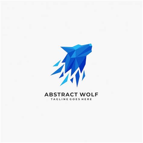 Premium Vector Abstract Wolf Geometric Logo