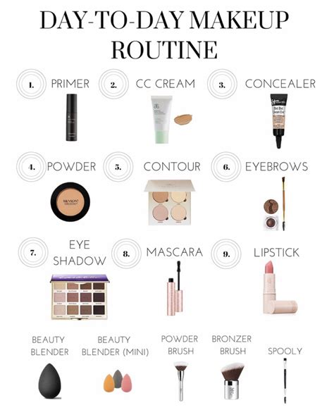 Day To Day Makeup Routine Daily Makeup Routine Makeup Routine