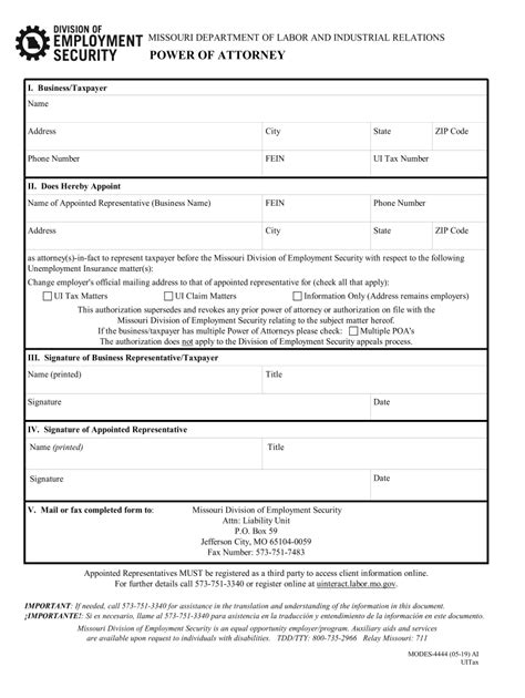 2019 2024 Mo Form Modes 4444 Fill Online Printable Fillable Blank