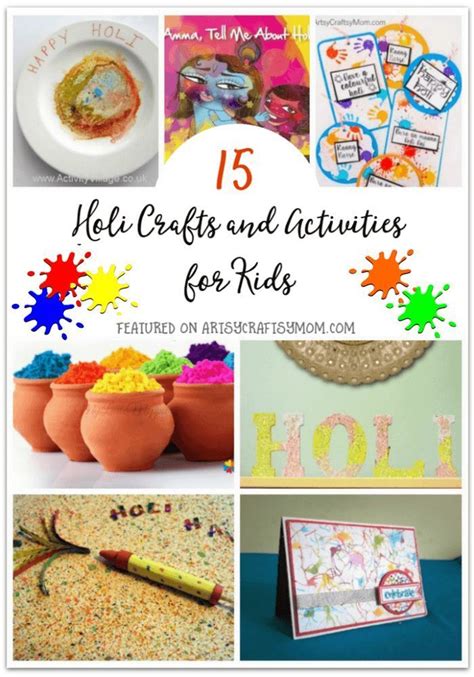 15 Amazingly Fun Holi Crafts And Activities For Kids Holi Crafts