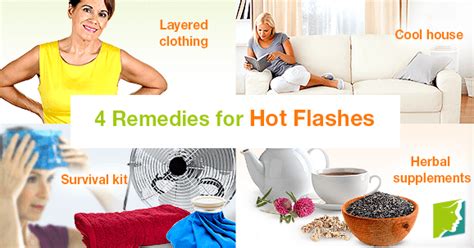 4 remedies for hot flashes menopause now