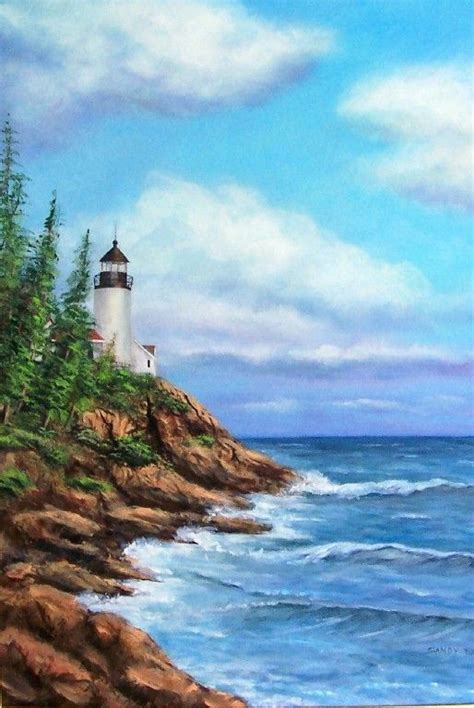 Most Beautiful Lighthouses Paintings