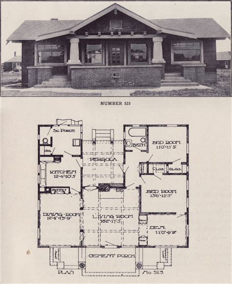 California Craftsman House Plans Small House Plans Craftsman Bungalow