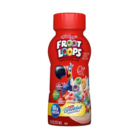 Review Nestle Sensations Kelloggs Froot Loops Cereal Flavored Milk