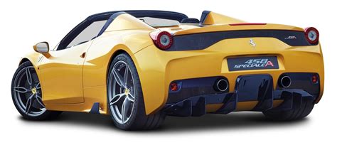 Download Ferrari Speciale Aperta Yellow Car Png Image For Free