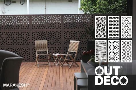 Marakesh 80 Outdeco Decorative Garden Screen Connollys Timber And