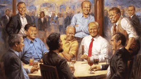 Trumps Republican Club Painting And What It Means By Nick Hilton