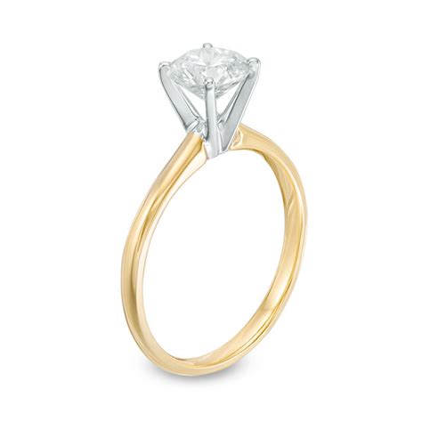 1 Ct Diamond Solitaire Engagement Ring In 10k Gold Ki3 Zales Outlet